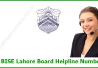 BISE Lahore Board Helpline Number