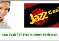 Jazz Cash Toll Free Number Pakisthan