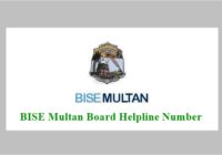 BISE Multan Board Customer Care Number