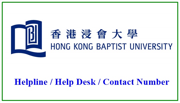 Hong Kong Baptist University Helpline Number