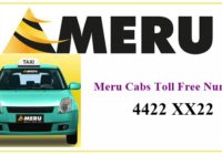 Meru Cabs Toll Free Number