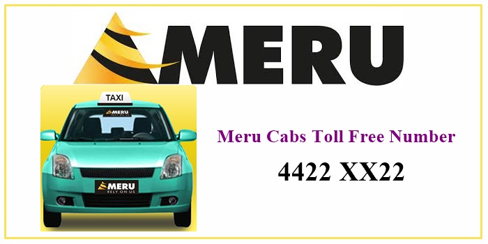 Meru Cabs Toll Free Number