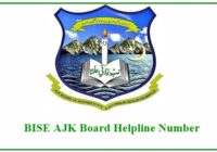 BISE AJK Board Helpline Number