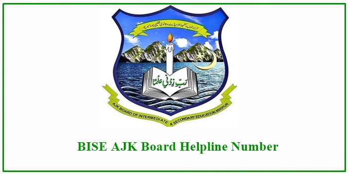 BISE AJK Board Helpline Number