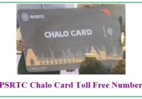 APSRTC Chalo Card Customer Care Number